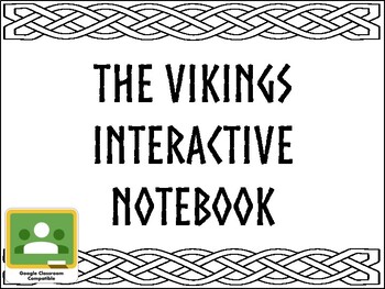 Preview of The Vikings Interactive Notebook - Distance Learning