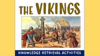 Preview of The Vikings - KS2 Knowledge Retrieval Activities Pack!