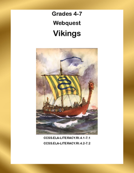 Preview of The Vikings WebQuest