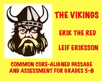 Preview of The Vikings in North America: Reading Comprehension Passage and Assessment