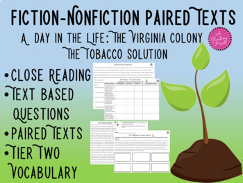 Preview of The Virginia Colony A Story of Tobacco for Google Slides™️