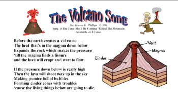 Preview of The Volcano Song - Sing Along Science