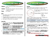 The Volume Face-Off - 8th Grade Math Game [CCSS 8.G.C.9]