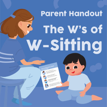 Preview of The W’s of W-Sitting: Parent Handout