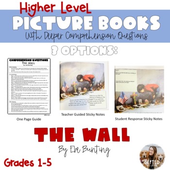 Preview of The Wall - Higher Level Comprehension Questions - Gifted/Advanced