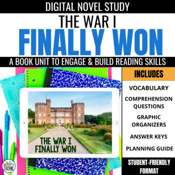 Preview of The War I Finally Won Novel Study: Digital Comprehension Questions & Activities