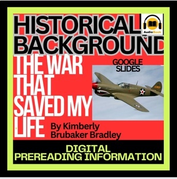 Preview of The War That Saved My Life- Google Slides Background History Intro-Maps, Photos
