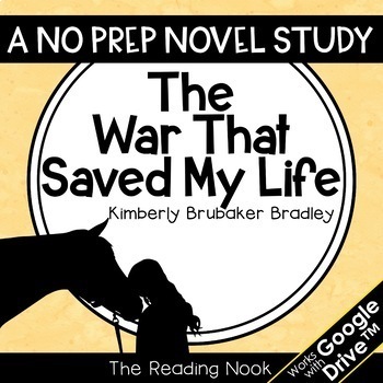 Preview of The War That Saved My Life Novel Study | Distance Learning | Google Classroom™