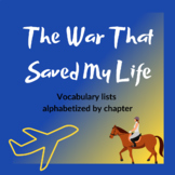 The War That Saved My Life - Vocabulary List