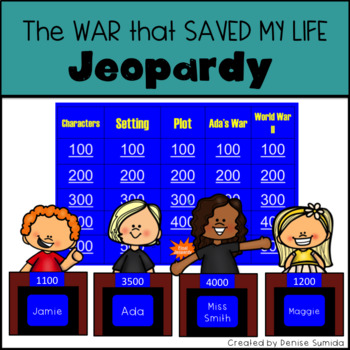 Preview of The War That Saved My Life by Kimberly Brubaker Bradley Jeopardy