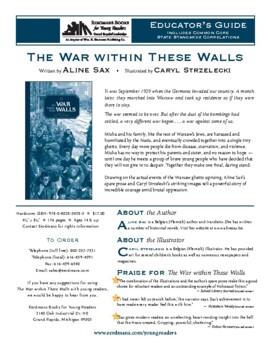 Preview of The War Within These Walls (Aline Sax/Caryl Strzelecki) Discussion Guide
