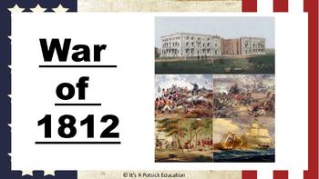 Preview of The War of 1812 - How Can You Lose, But Really Win - Project Based Learning Unit