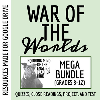 War of the Worlds by H.G. Wells Vocabulary Games and Activities Bundle  (Google)
