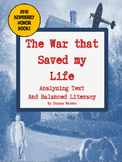 The War that Saved My Life Analyzing Text and Balanced Literacy