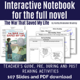 The War that Saved My Life Interactive Reader's Notebook
