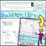 Graphing Lines And Killing Zombies Teaching Resources | Teachers Pay Teachers