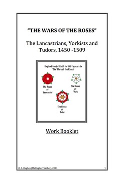Preview of The Wars of the Roses English History & the first Tudor revision study booklet