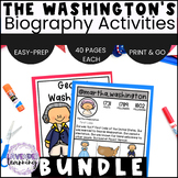 The Washington's Biography Activities Bundle - George Washington