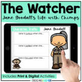 The Watcher Jane Goodall Reading Comprehension Activities 