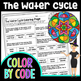 The Water Cycle Color By Number | Science Color By Number