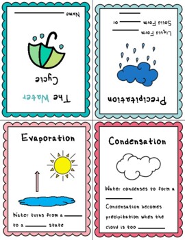 water cycle worksheet teaching resources teachers pay teachers