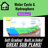 The Water Cycle/Hydrosphere WebQuest (GREAT SUB PLANS!)