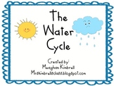 The Water Cycle Kindergarten Chart and Activity