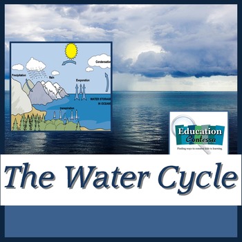 Preview of The Water Cycle: Mini Unit with Power Point, Foldables, Science Labs, and Test