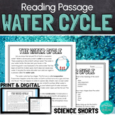 The Water Cycle Reading Comprehension Passage PRINT and DIGITAL