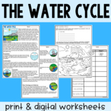 The Water Cycle - Reading Comprehension Worksheets