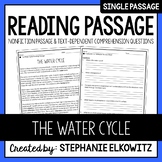 The Water Cycle Reading Passage | Printable & Digital