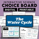 The Water Cycle | Science Choice Board | NO Prep | Indepen