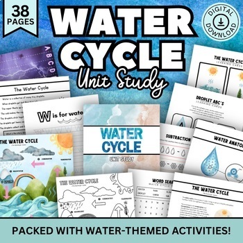 Preview of The Water Cycle Unit Study