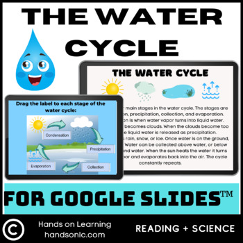 Preview of The Water Cycle Unit for Google Slides