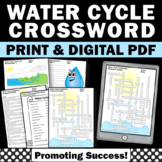 The Water Cycle Diagram Worksheet Crossword Activity Packe
