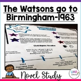 The Watsons Go To Birmingham Complete Novel Study with Answer Key