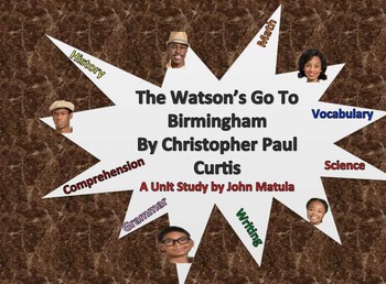 Preview of The Watson's Go To Birmingham Unit Study