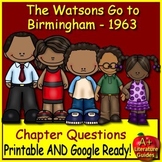 The Watsons Go to Birmingham 1963 Comprehension Questions 