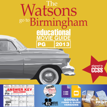 Preview of The Watsons Go to Birmingham Movie Guide | Questions | Google Format (PG - 2013)