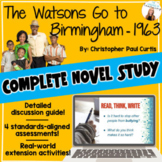 The Watsons Go to Birmingham Novel Study & Tests | Digital