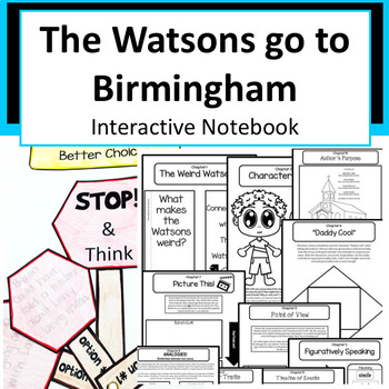 Preview of The Watsons go to Birmingham - Interactive Notebook