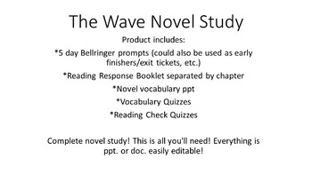 essay on the wave novel