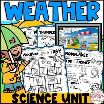 Preview of The Weather | Preschool Weather Theme | Kindergarten Weather Unit