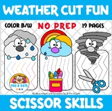 The Weather Trace and Cut Activities for OT, Preschool and