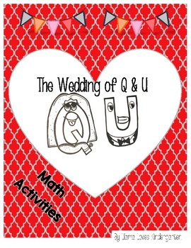 q and u wedding clipart