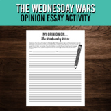 The Wednesday Wars Opinion Essay Writing Template