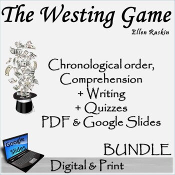 Preview of The Westing Game Digital and Print Bundle