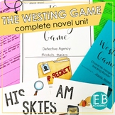 The Westing Game Novel Unit | The Westing Game Activities