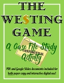 The Westing Game - An Investigator's Case File Template w/