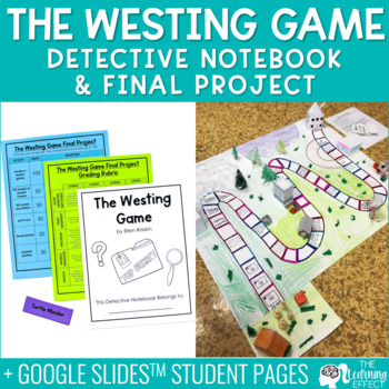 Preview of The Westing Game Novel Study Activities | Detective Notebook & Final Project